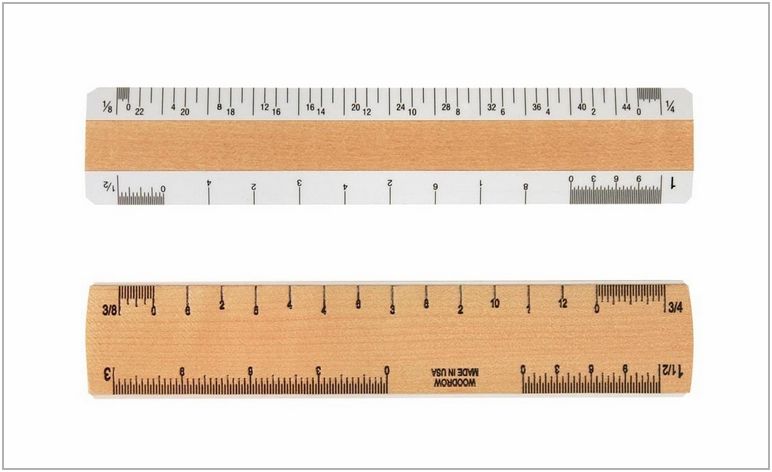 Actual Ruler Measurements