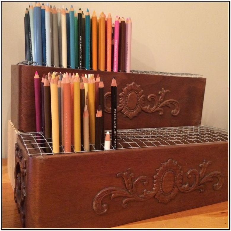 Color Pencils Storage