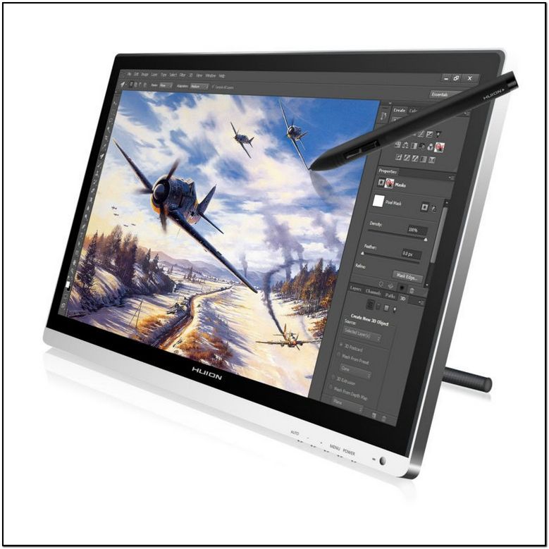 Graphics Tablet With Screen