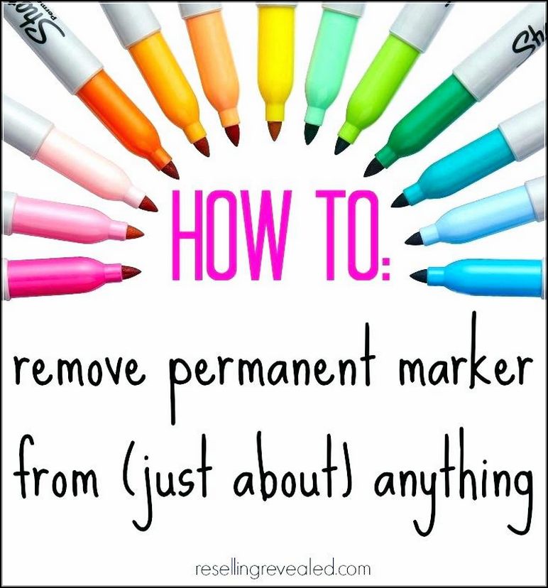 How To Get Dry Erase Marker Out Of Fabric