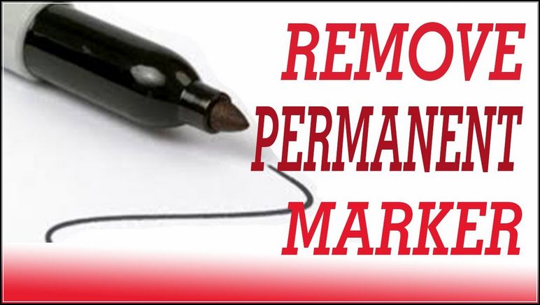 How To Get Rid Of Permanent Marker