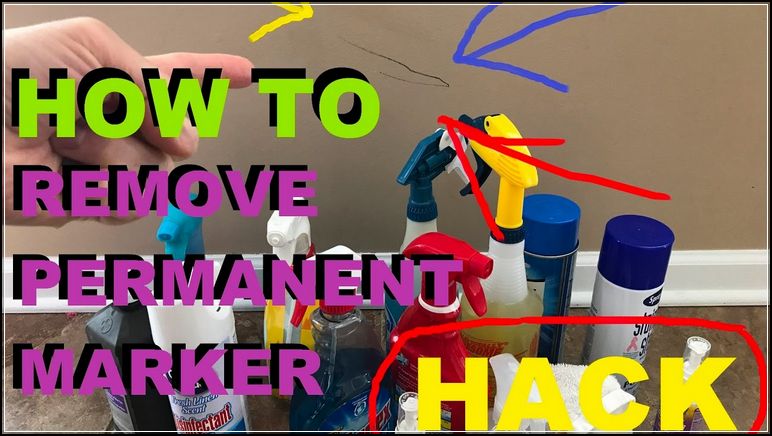 How To Remove Permanent Marker From Wall