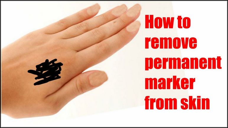 Remove Permanent Marker From Skin