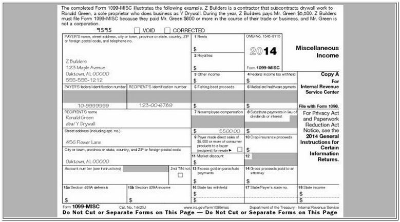 Staples 1099 Forms