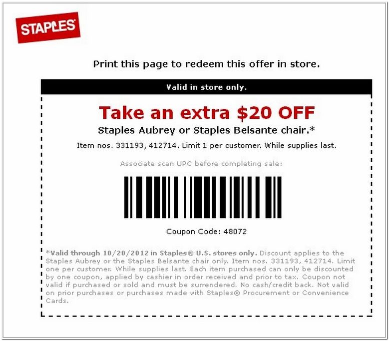Staples Coupon Code 2017