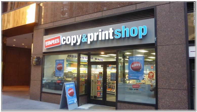 Staples Print Shop