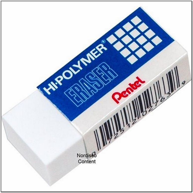 White Polymer Eraser